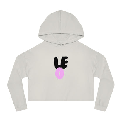 Women’s Cropped Hooded Sweatshirt- Leo