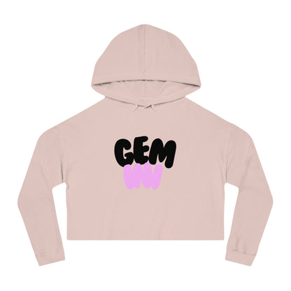 Women’s Cropped Hooded Sweatshirt- Gemini