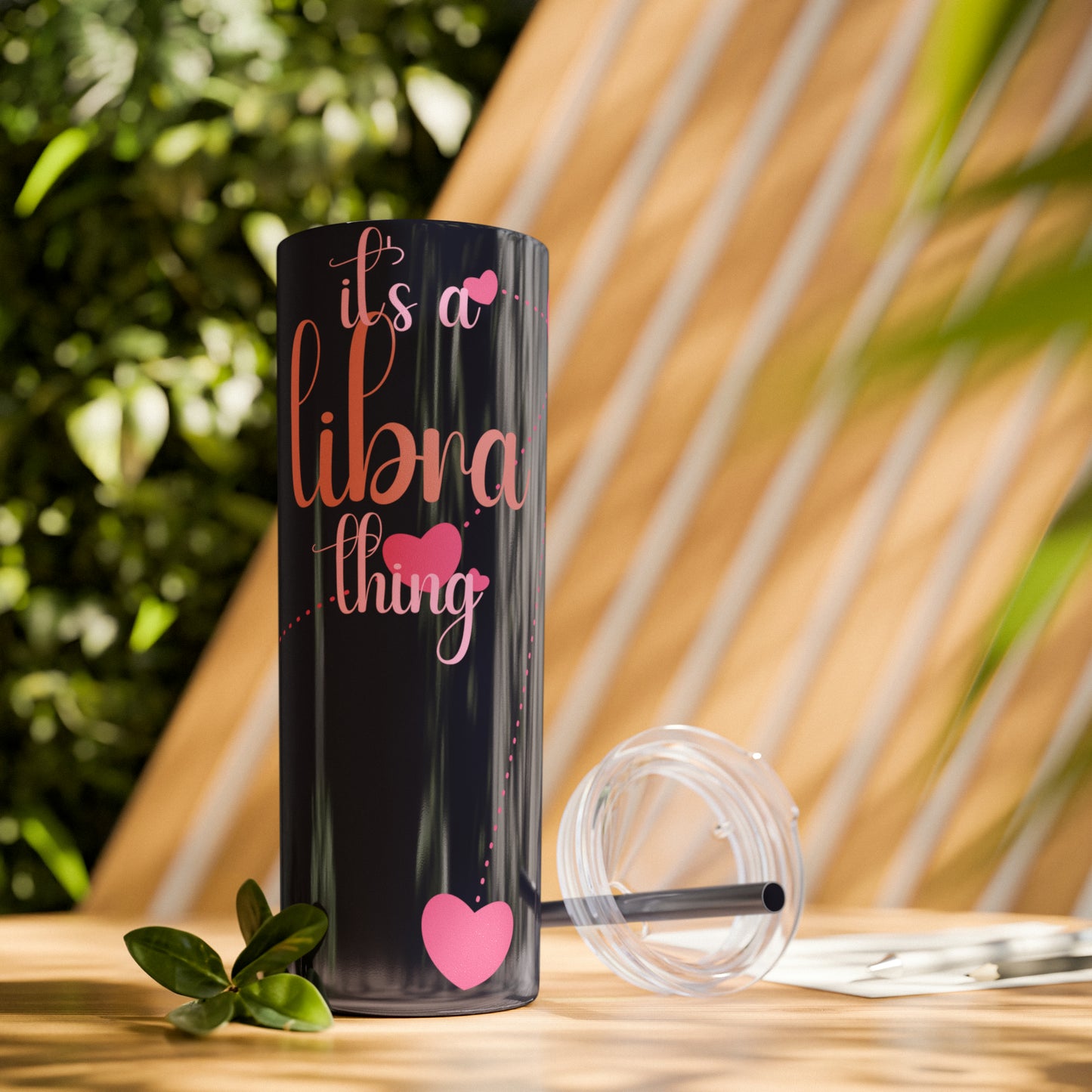 Skinny Tumbler with Straw, 20oz | Libra