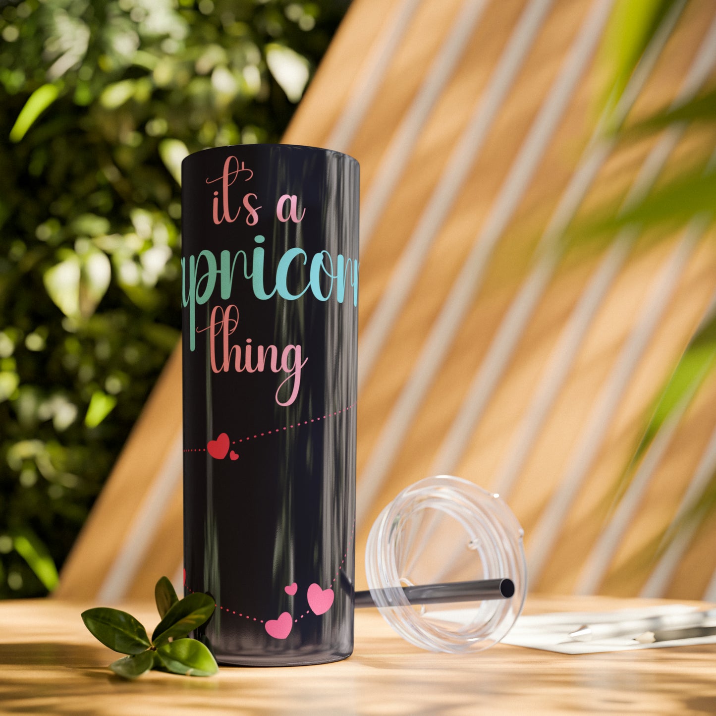 Skinny Tumbler with Straw, 20oz | Capricorn