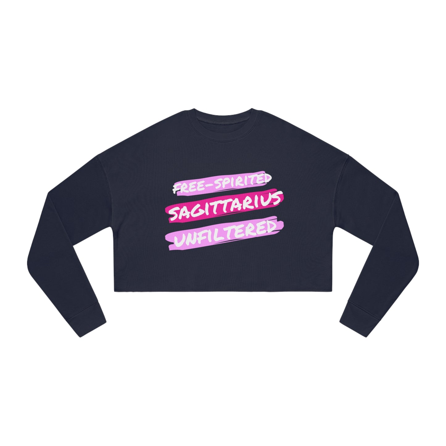 Sagittarius Free-Spirited | Women's Cropped Sweatshirt