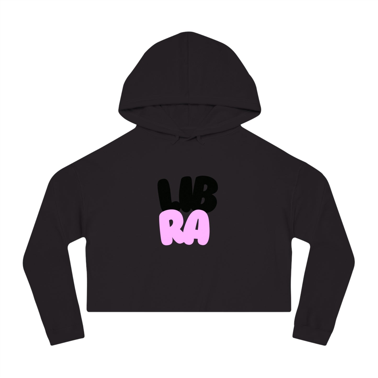 Women’s Cropped Hooded Sweatshirt- Libra