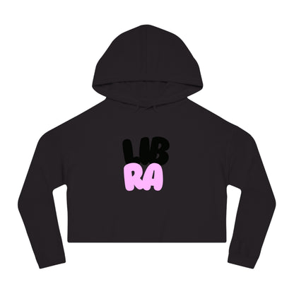 Women’s Cropped Hooded Sweatshirt- Libra