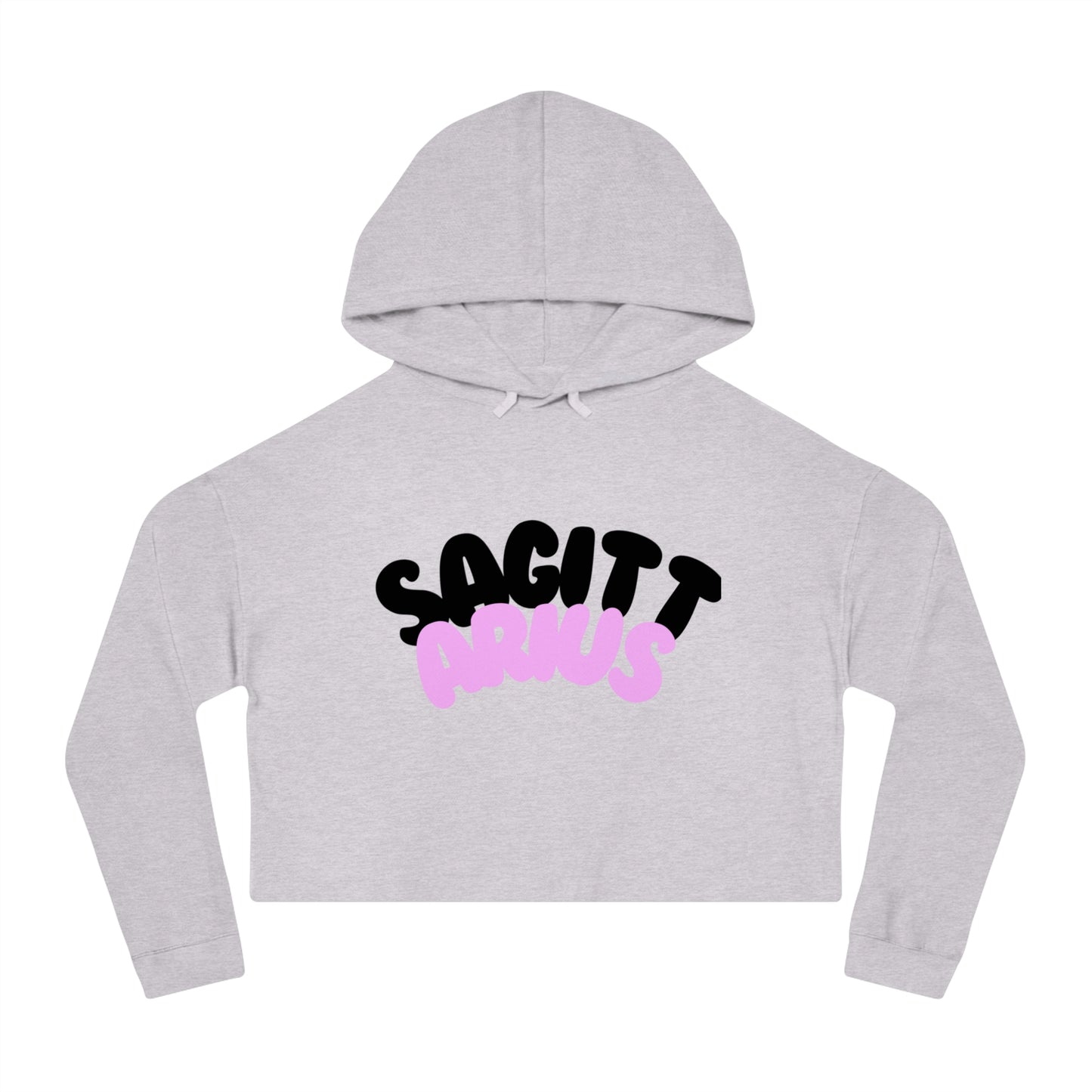 Women’s Cropped Hooded Sweatshirt- Sagittarius