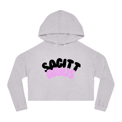 Women’s Cropped Hooded Sweatshirt- Sagittarius