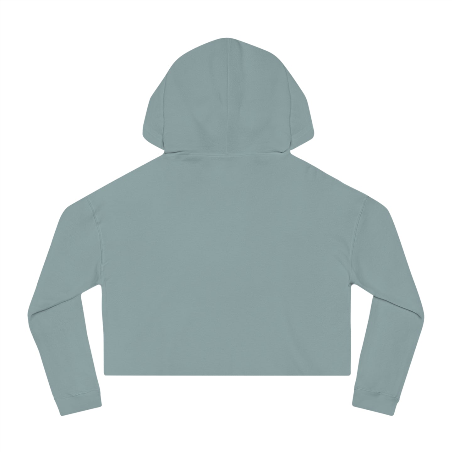 Women’s Cropped Hooded Sweatshirt- Aquarius