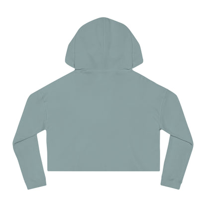 Women’s Cropped Hooded Sweatshirt- Aquarius