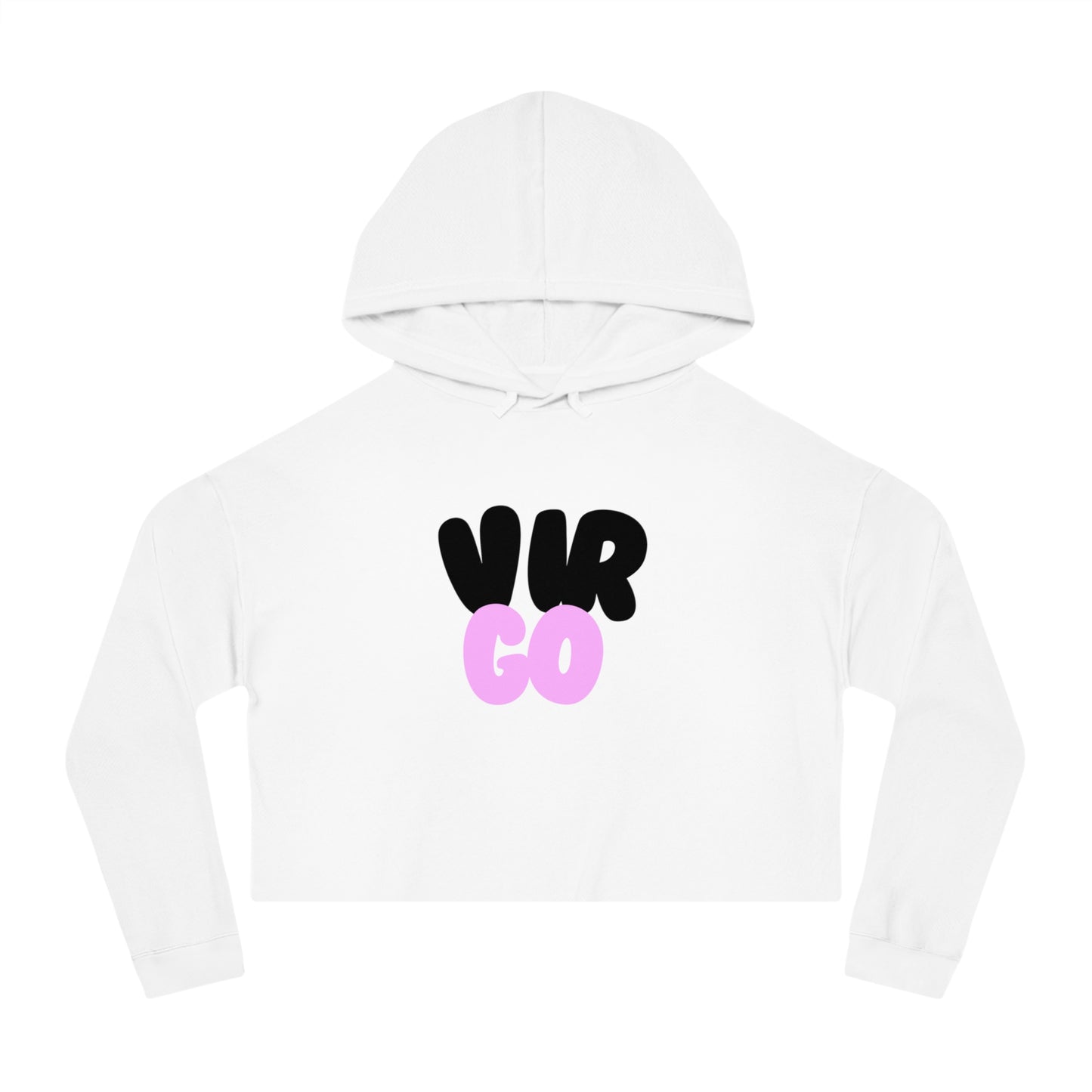 Women’s Cropped Hooded Sweatshirt- Virgo