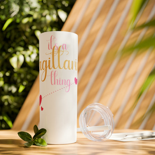 Skinny Tumbler with Straw, 20oz | Sagittarius