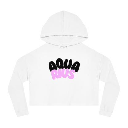 Women’s Cropped Hooded Sweatshirt- Aquarius