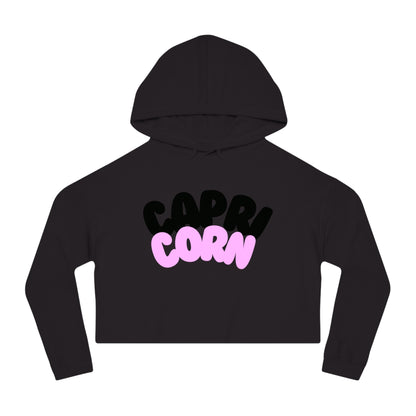 Women’s Cropped Hooded Sweatshirt- Capricorn