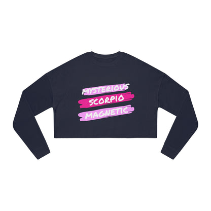 Scorpio Magnetic | Women's Cropped Sweatshirt