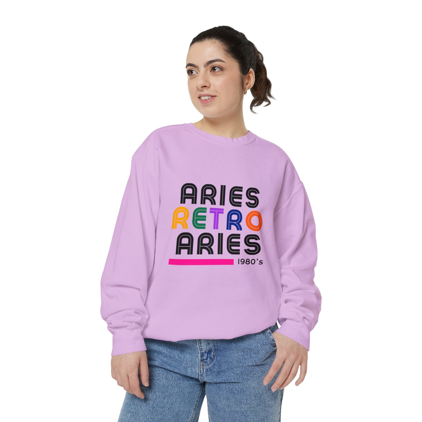 Crew Neck Sweatshirt- Aries