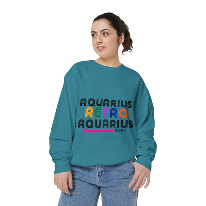 Crew Neck Sweatshirt- Aquarius