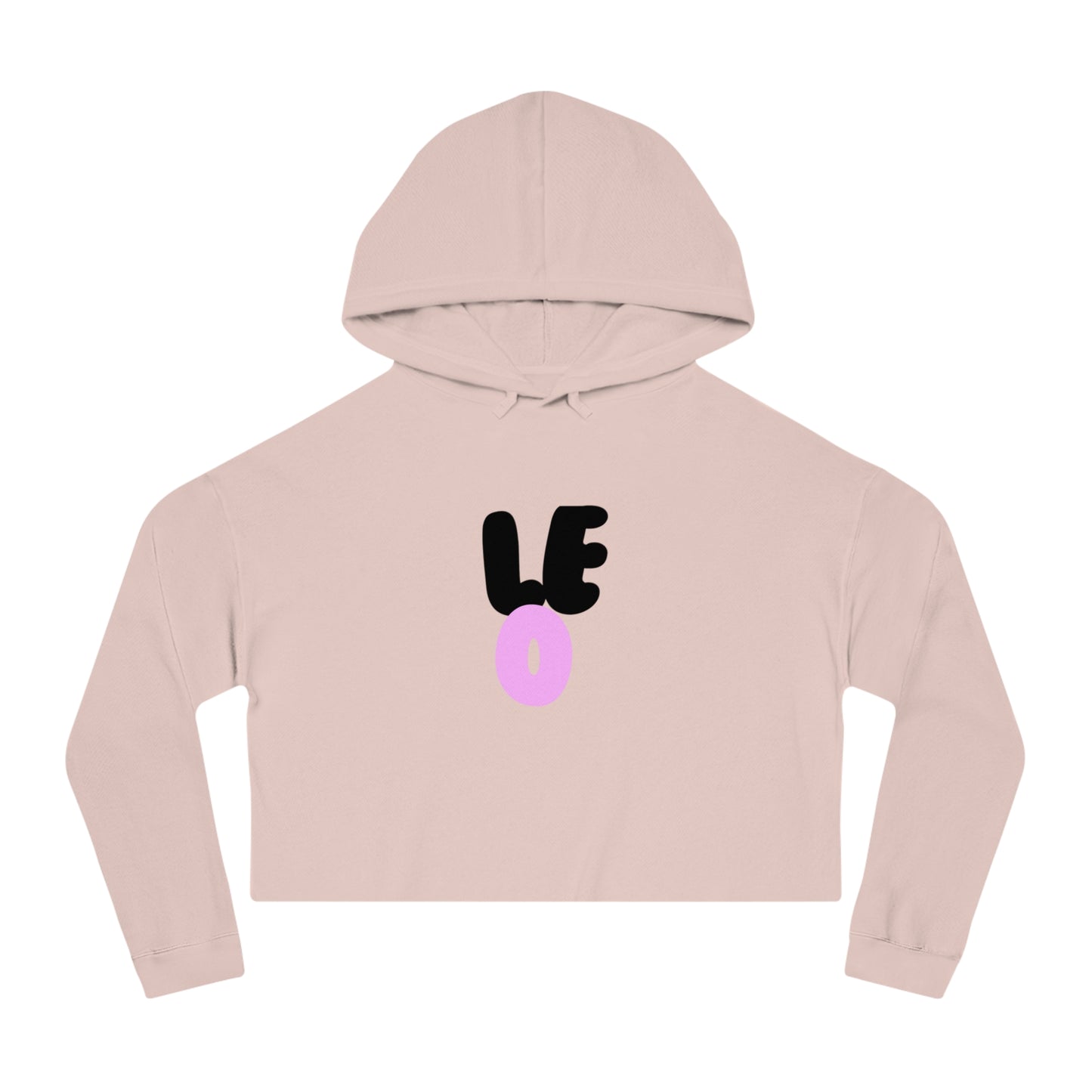 Women’s Cropped Hooded Sweatshirt- Leo