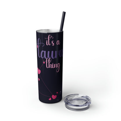 Skinny Tumbler with Straw, 20oz | Taurus