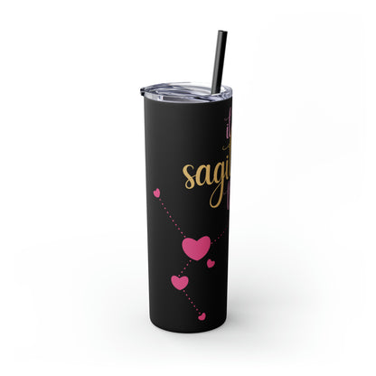 Skinny Tumbler with Straw, 20oz | Sagittarius