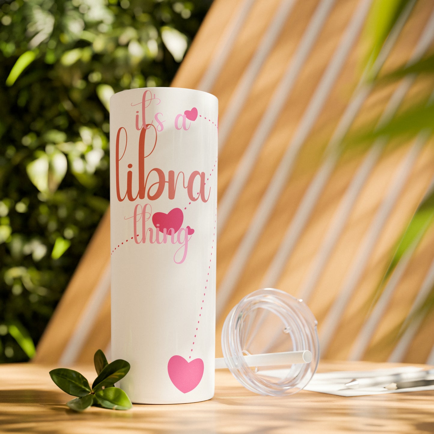 Skinny Tumbler with Straw, 20oz | Libra