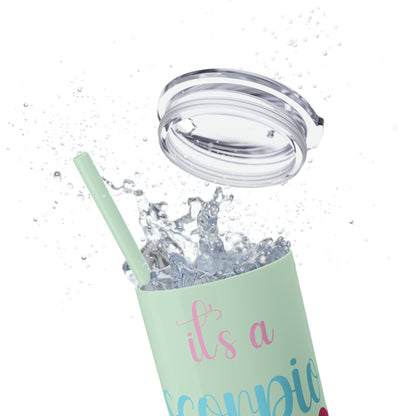 Skinny Tumbler with Straw, 20oz | Scorpio