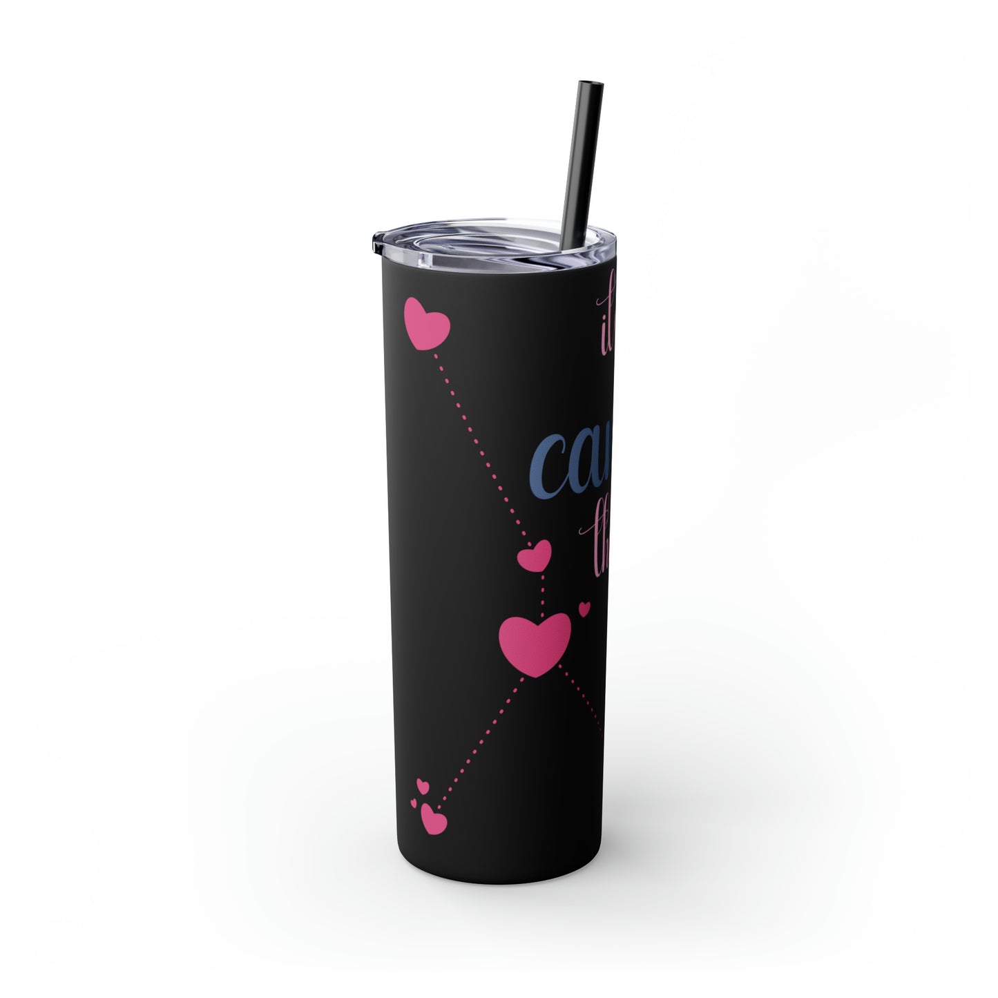 Skinny Tumbler with Straw, 20oz | Cancer