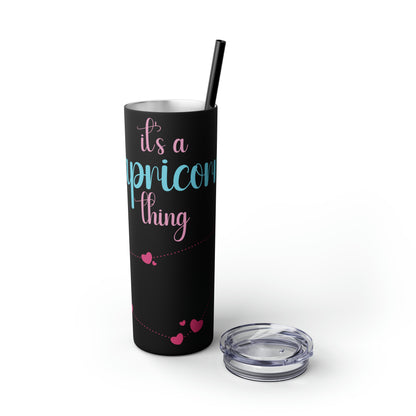 Skinny Tumbler with Straw, 20oz | Capricorn