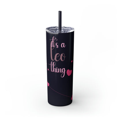 Skinny Tumbler with Straw, 20oz | Leo