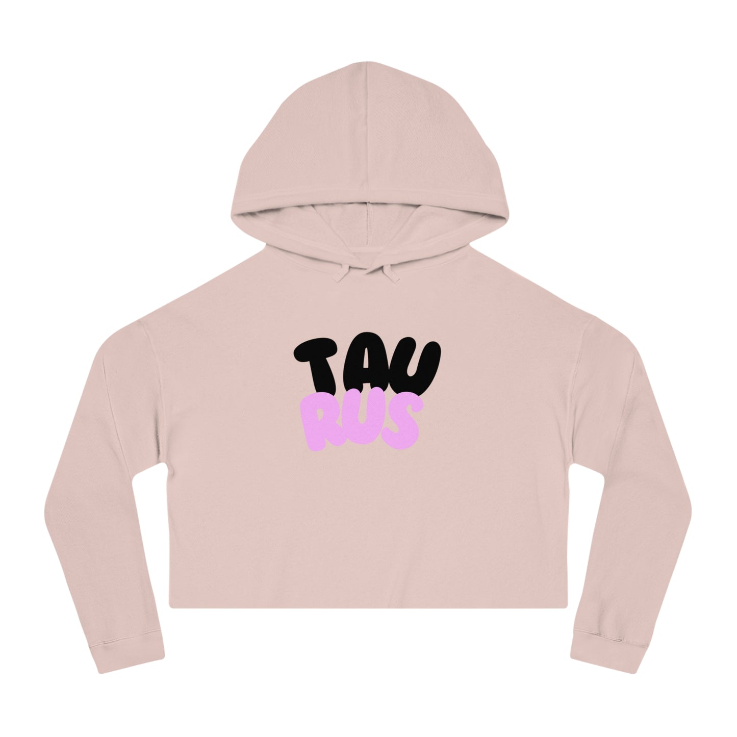 Women’s Cropped Hooded Sweatshirt- Taurus