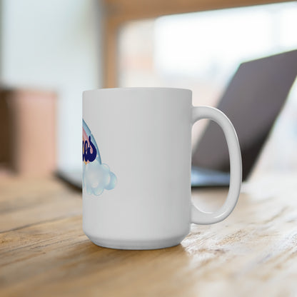 Pisces Ceramic Rainbow Mug 15oz