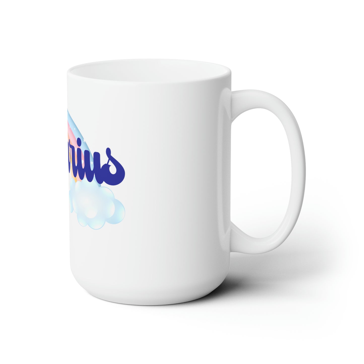 Aquarius Ceramic Rainbow Mug 15oz