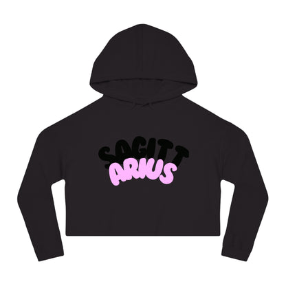 Women’s Cropped Hooded Sweatshirt- Sagittarius