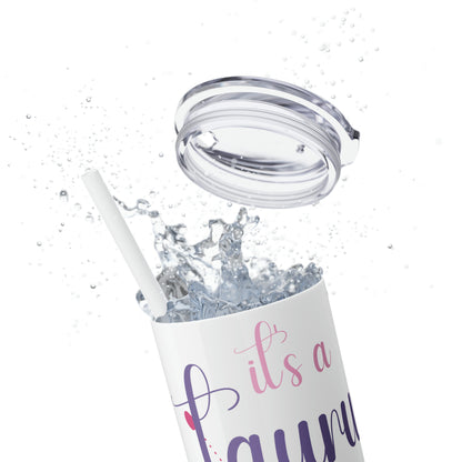 Skinny Tumbler with Straw, 20oz | Taurus