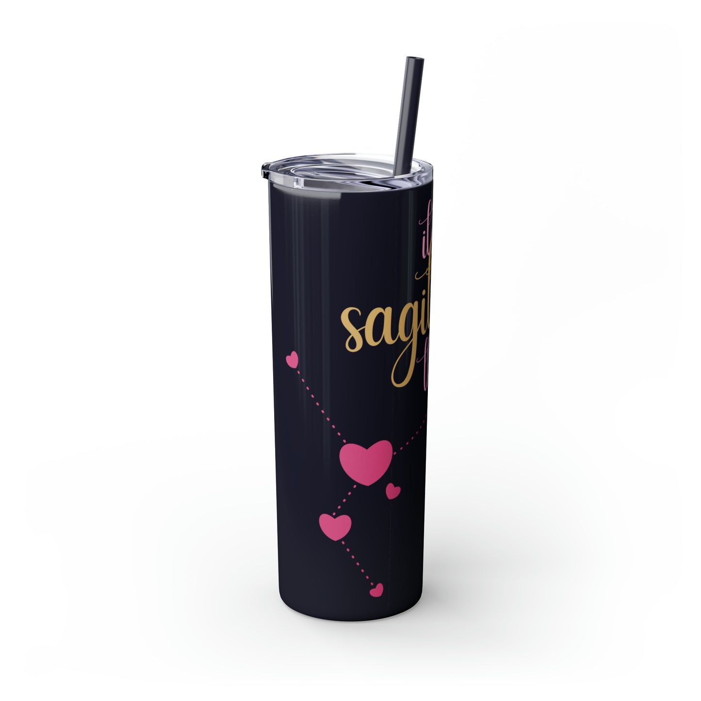 Skinny Tumbler with Straw, 20oz | Sagittarius