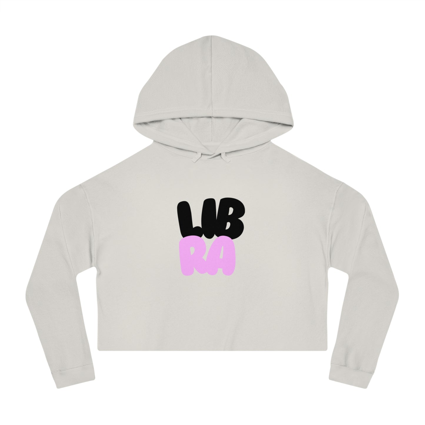 Women’s Cropped Hooded Sweatshirt- Libra