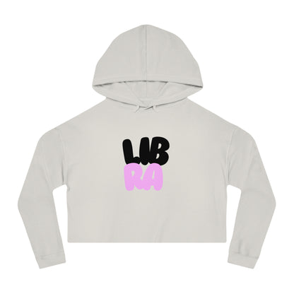 Women’s Cropped Hooded Sweatshirt- Libra