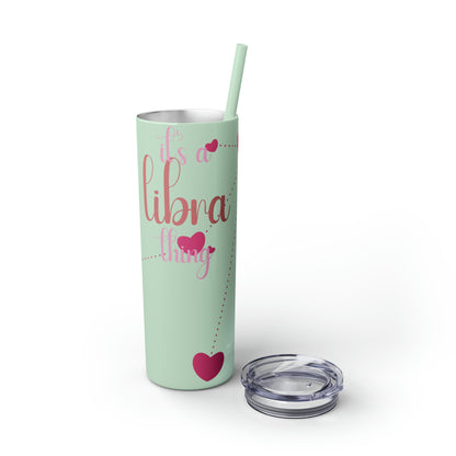 Skinny Tumbler with Straw, 20oz | Libra