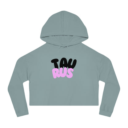 Women’s Cropped Hooded Sweatshirt- Taurus