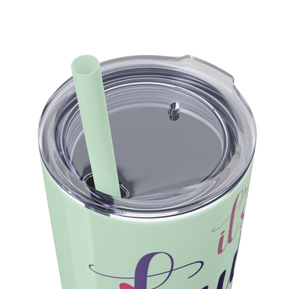 Skinny Tumbler with Straw, 20oz | Taurus