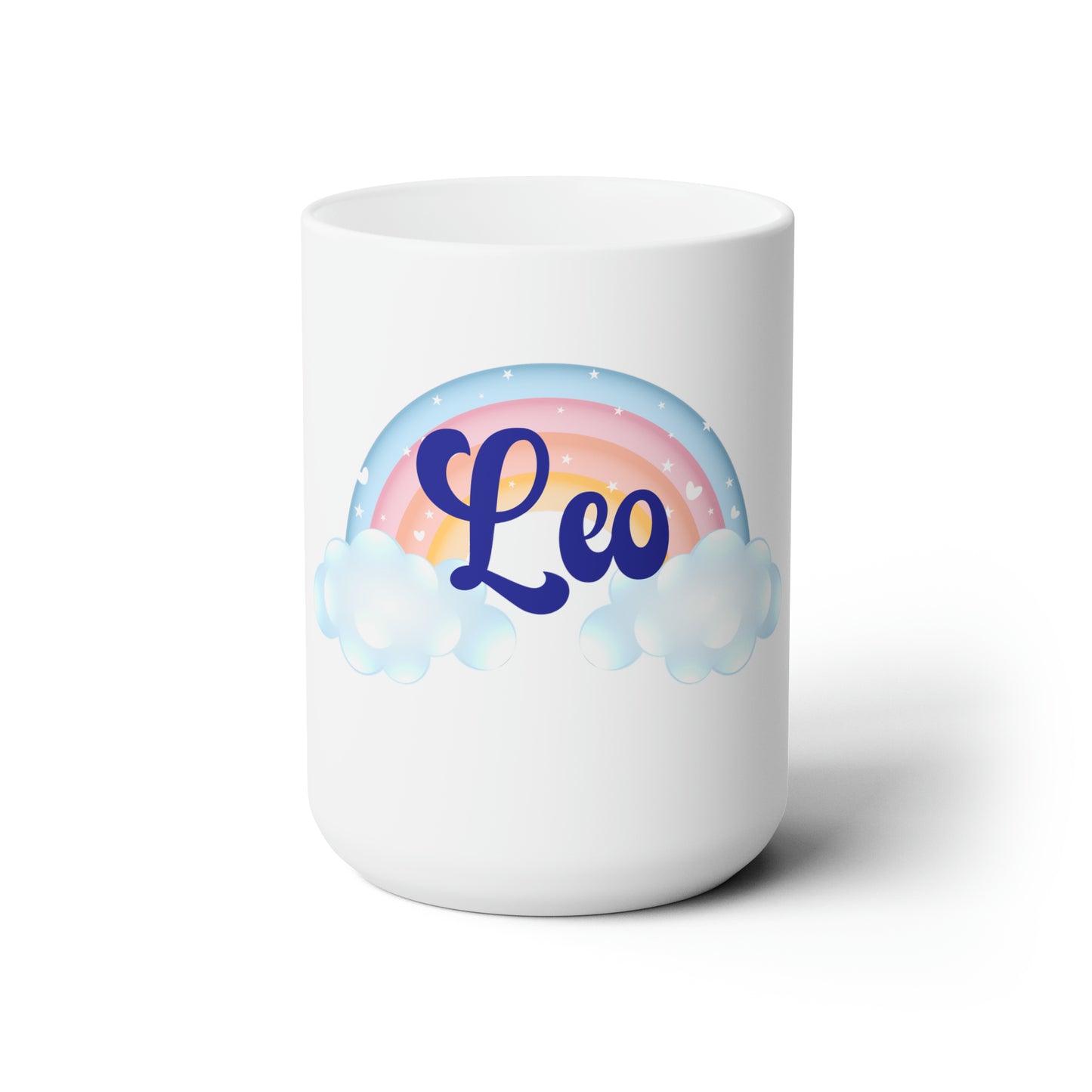 Leo Ceramic Rainbow Mug 15oz