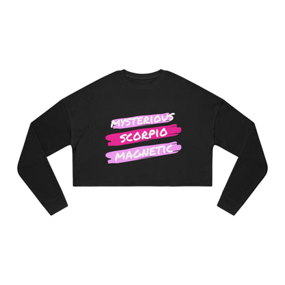 Scorpio Magnetic | Women's Cropped Sweatshirt