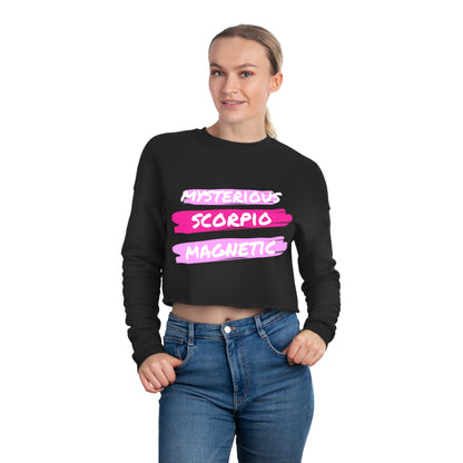 Scorpio Magnetic | Women's Cropped Sweatshirt