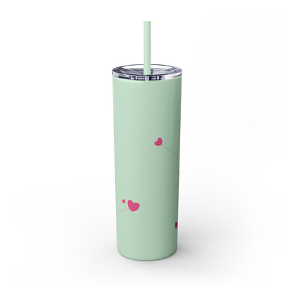 Skinny Tumbler with Straw, 20oz | Taurus