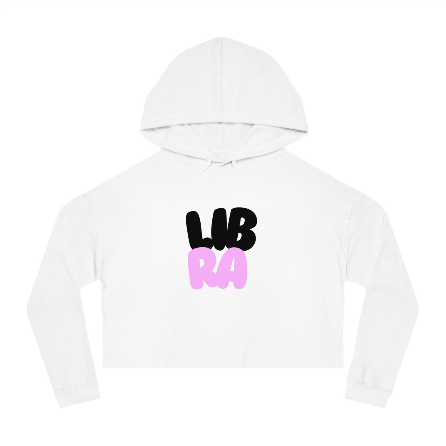 Women’s Cropped Hooded Sweatshirt- Libra