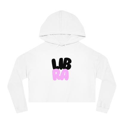 Women’s Cropped Hooded Sweatshirt- Libra