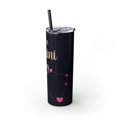 Skinny Tumbler with Straw, 20oz | Gemini