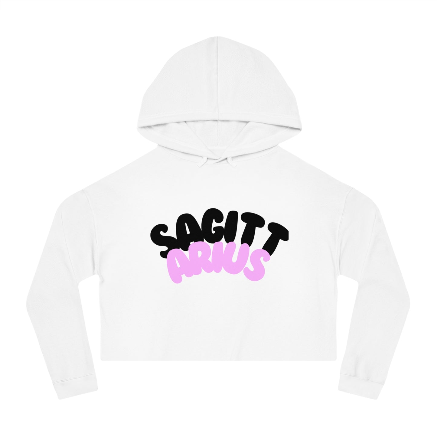 Women’s Cropped Hooded Sweatshirt- Sagittarius