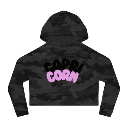 Women’s Cropped Hooded Sweatshirt- Capricorn