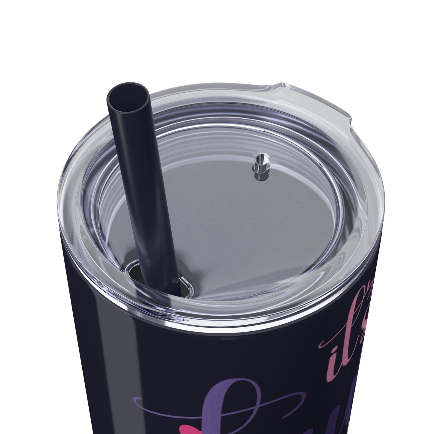 Skinny Tumbler with Straw, 20oz | Taurus