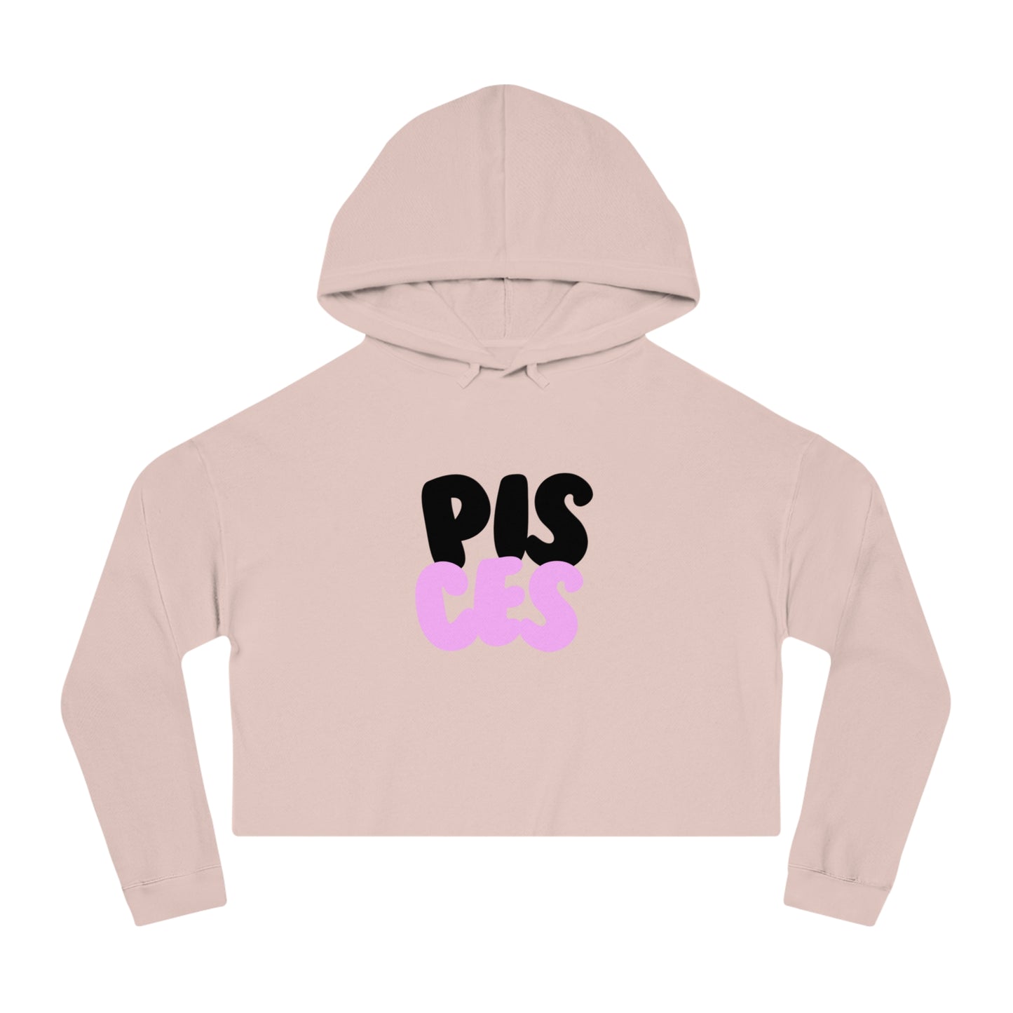 Women’s Cropped Hooded Sweatshirt- Pisces