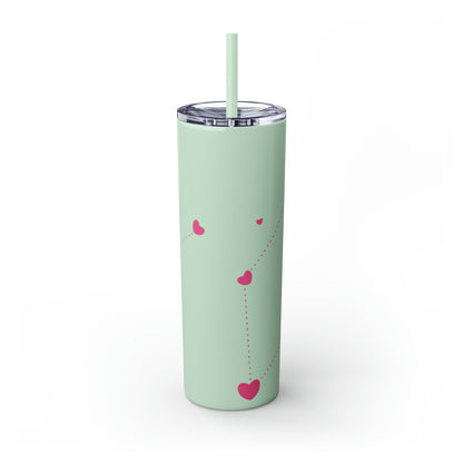 Skinny Tumbler with Straw, 20oz | Virgo