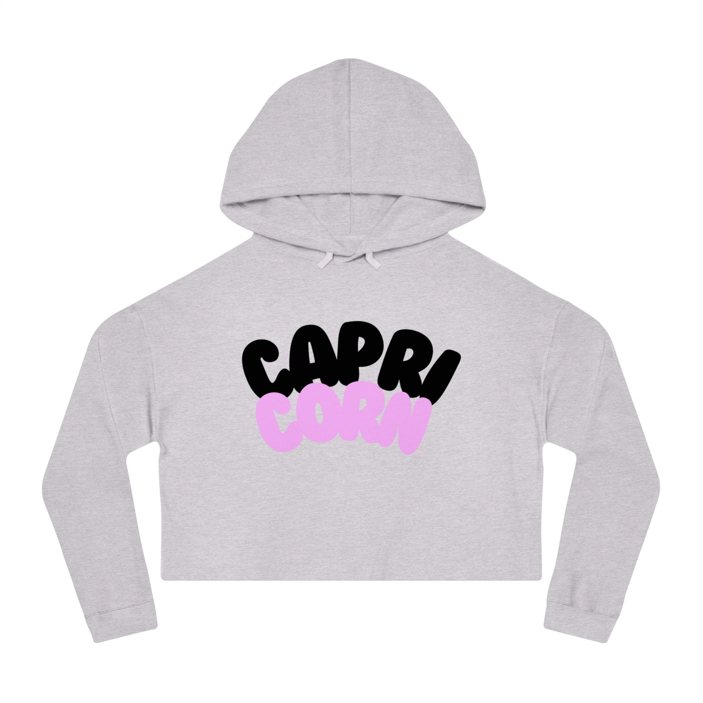 Women’s Cropped Hooded Sweatshirt- Capricorn